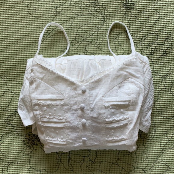 NWT Dlaney Mini Dress White - Picture 5 of 6